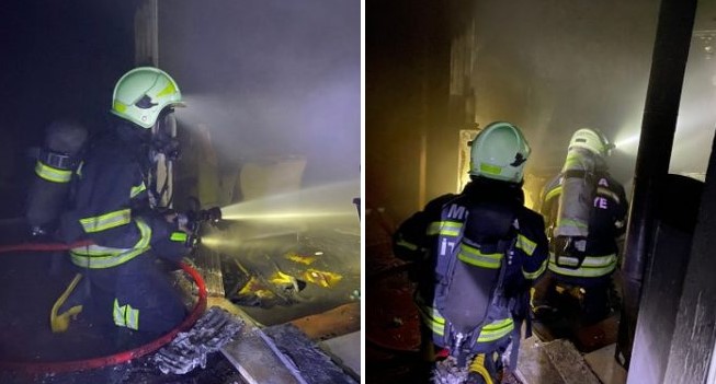 Elektrik Kontağından Çıkan Yangın Mutfağı Küle Çevirdi